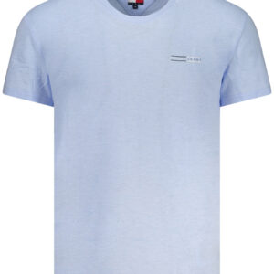 TOMMY HILFIGER T-SHIRT MANICHE CORTE UOMO AZZURRO