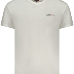 TOMMY HILFIGER T-SHIRT MANICHE CORTE UOMO BIANCO