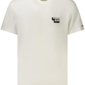 TOMMY HILFIGER T-SHIRT MANICHE CORTE UOMO BIANCO