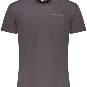 TOMMY HILFIGER T-SHIRT MANICHE CORTE UOMO GRIGIO