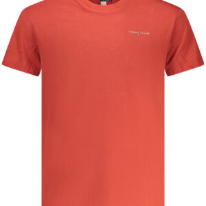 TOMMY HILFIGER T-SHIRT MANICHE CORTE UOMO ROSSO