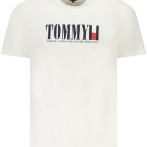 TOMMY HILFIGER T-SHIRT MANICHE CORTE UOMO BIANCO