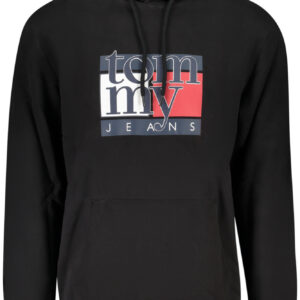 TOMMY HILFIGER FELPA SENZA ZIP UOMO NERO