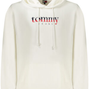 TOMMY HILFIGER FELPA SENZA ZIP UOMO BIANCO