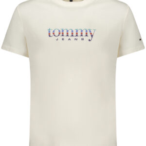 TOMMY HILFIGER T-SHIRT MANICHE CORTE UOMO BIANCO