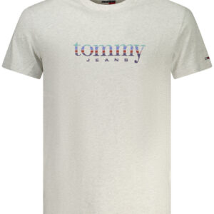 TOMMY HILFIGER T-SHIRT MANICHE CORTE UOMO GRIGIO