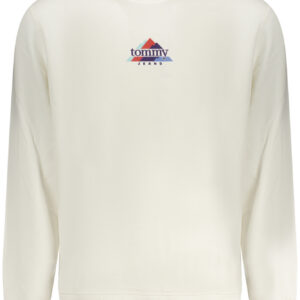 TOMMY HILFIGER FELPA SENZA ZIP UOMO BIANCO