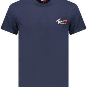 TOMMY HILFIGER T-SHIRT MANICHE CORTE UOMO BLU