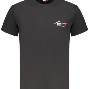TOMMY HILFIGER T-SHIRT MANICHE CORTE UOMO NERO