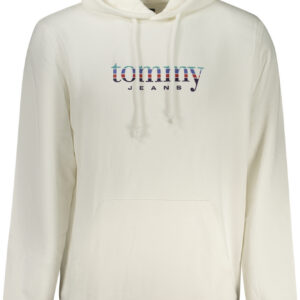TOMMY HILFIGER FELPA SENZA ZIP UOMO BIANCO