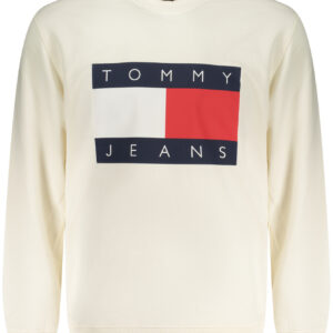TOMMY HILFIGER FELPA SENZA ZIP UOMO BIANCO