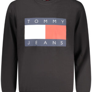 TOMMY HILFIGER FELPA SENZA ZIP UOMO NERO