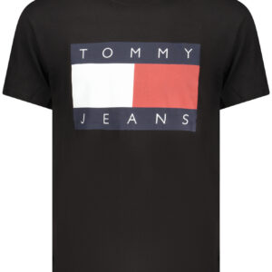 TOMMY HILFIGER T-SHIRT MANICHE CORTE UOMO NERO