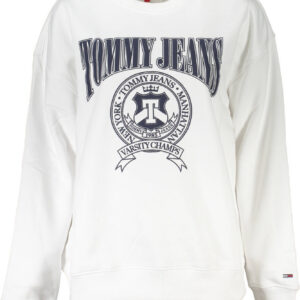 TOMMY HILFIGER FELPA SENZA ZIP DONNA BIANCO