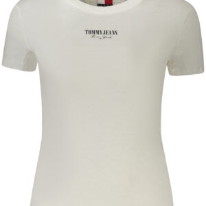 TOMMY HILFIGER T-SHIRT MANICHE CORTE DONNA BIANCO