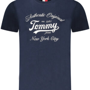 TOMMY HILFIGER T-SHIRT MANICHE CORTE DONNA BLU