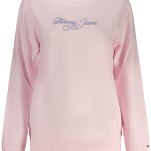 TOMMY HILFIGER FELPA SENZA ZIP DONNA ROSA