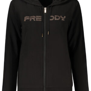 FREDDY FELPA CON ZIP DONNA NERO