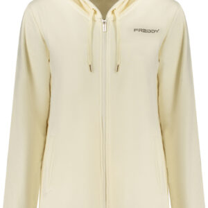 FREDDY FELPA CON ZIP DONNA BIANCO