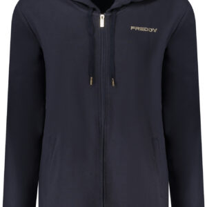 FREDDY FELPA CON ZIP DONNA BLU