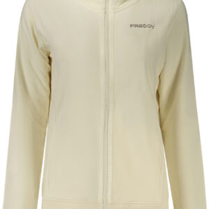 FREDDY FELPA CON ZIP DONNA BIANCO