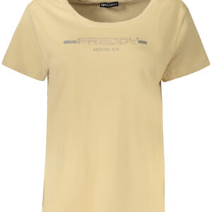 FREDDY T-SHIRT MANICHE CORTE DONNA BEIGE