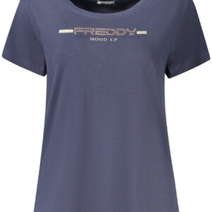FREDDY T-SHIRT MANICHE CORTE DONNA BLU
