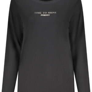 FREDDY T-SHIRT MANICHE LUNGHE DONNA NERO