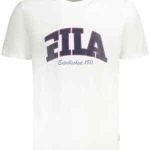 FILA T-SHIRT MANICHE CORTE UOMO BIANCO