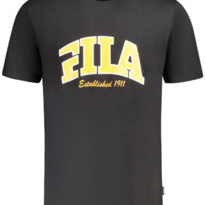 FILA T-SHIRT MANICHE CORTE UOMO NERO