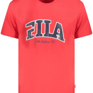 FILA T-SHIRT MANICHE CORTE UOMO ROSSO