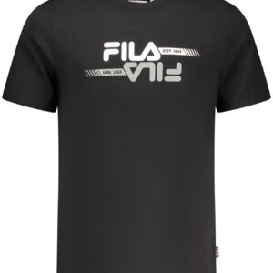FILA T-SHIRT MANICHE CORTE UOMO NERO