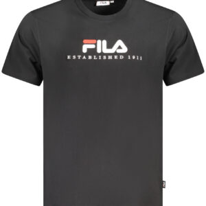 FILA T-SHIRT MANICHE CORTE UOMO NERO