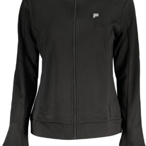 FILA FELPA CON ZIP DONNA NERO