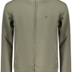 COVERI MOVING FELPA CON ZIP UOMO VERDE