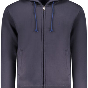 COVERI MOVING FELPA CON ZIP UOMO BLU