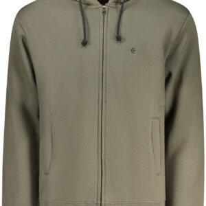 COVERI MOVING FELPA CON ZIP UOMO VERDE