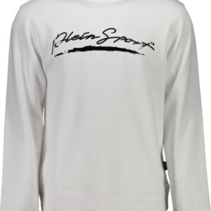 PLEIN SPORT FELPA SENZA ZIP UOMO BIANCO