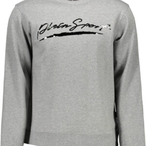 PLEIN SPORT FELPA SENZA ZIP UOMO GRIGIO