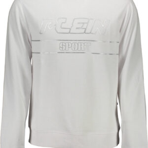 PLEIN SPORT FELPA SENZA ZIP UOMO BIANCO