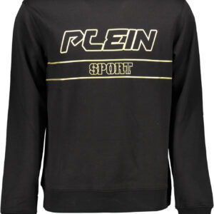 PLEIN SPORT FELPA SENZA ZIP UOMO NERO
