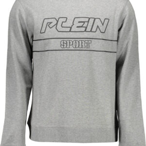 PLEIN SPORT FELPA SENZA ZIP UOMO GRIGIO