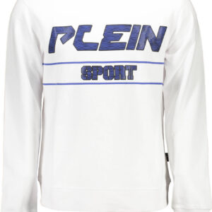 PLEIN SPORT FELPA SENZA ZIP UOMO BIANCO