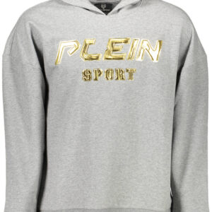 PLEIN SPORT FELPA SENZA ZIP UOMO GRIGIO