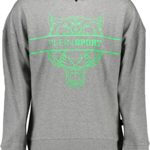 PLEIN SPORT FELPA SENZA ZIP UOMO GRIGIO