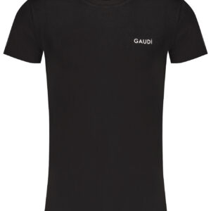GAUDÌ T-SHIRT MANICHE CORTE UOMO NERO