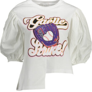 GAELLE PARIS T-SHIRT MANICHE 3/4 DONNA BIANCO