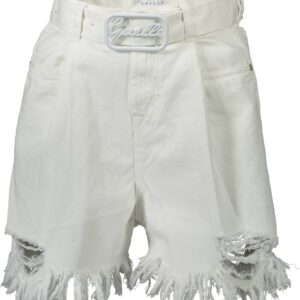GAELLE PARIS PANTALONE SHORT DONNA BIANCO