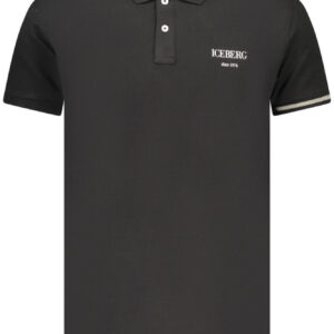 ICEBERG POLO MANICHE CORTE UOMO NERO