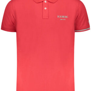 ICEBERG POLO MANICHE CORTE UOMO ROSSO